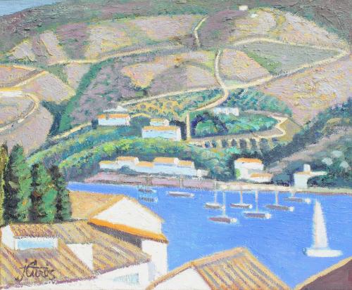 JORDI CURÓS (1930-2017). " PATHWAYS TO CADAQUES ".