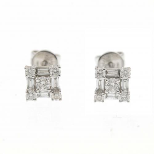 DIAMOND EARRINGS.