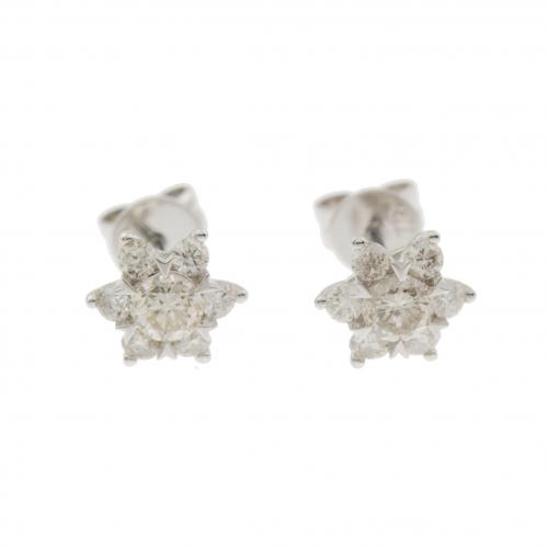 PENDIENTES ESTRELLAS DE DIAMANTES.