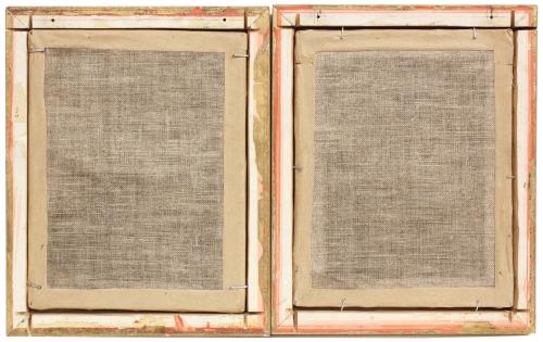 SPANISH SCHOOL, C18th. "SAINT FRANCIS OF PAULA AND SAINT MA