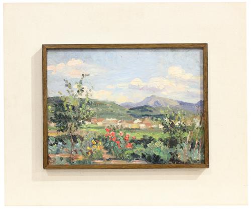 SPANISH SCHOOL, C20th. "LANDSCAPE".