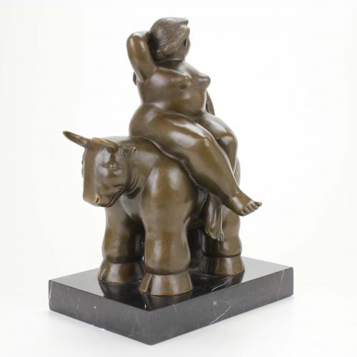 "MOTHER AND BULL",  BOTERIAN FIGURINE, C20th.