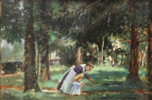 FELIP MASO DE FALP (1851-1929). "FIGURES IN THE WOOD".