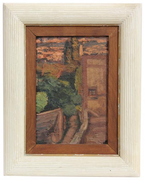 NICOLÁS RAURICH (1871-1945). "VILLAGE LANDSCAPE".