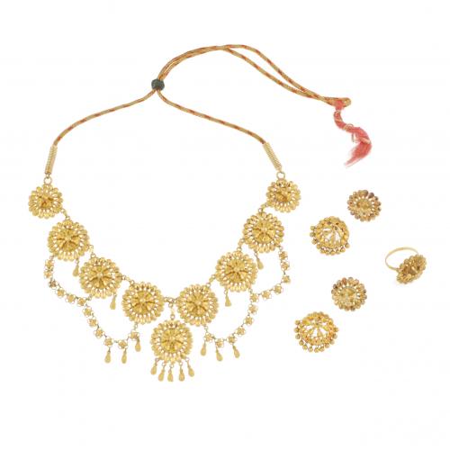 CONJUNTO INDIO, MED. SIGLO XX.