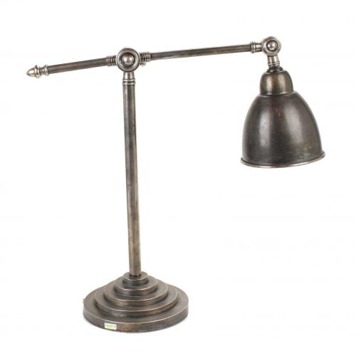 FRENCH INDUSTRIAL ART DECO TABLE LAMP, CIRCA 1935.