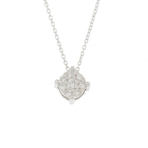 DIAMOND ROSETTE PENDANT.