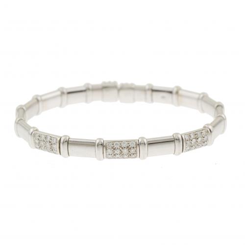 PULSERA ESCLAVA CON DIAMANTES.