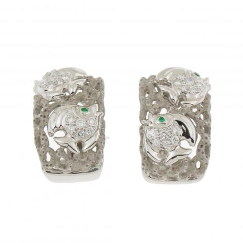 PENDIENTES CON DIAMANTES.
