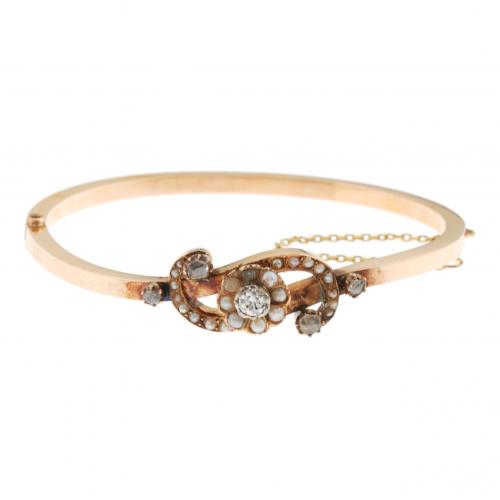 PULSERA ESCLAVA, SIGLO XIX.