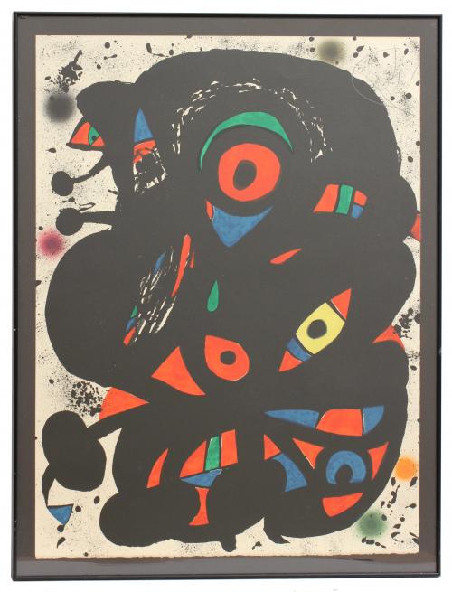 JOAN MIRÓ (1893-1983). "STRINDBERG PORTFOLIO", 1976.