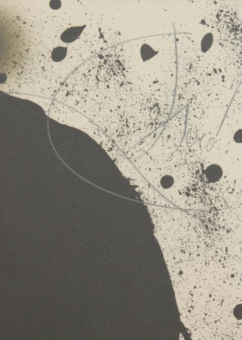 JOAN MIRÓ (1893-1983). "STRINDBERG MAPPEN", 1976.