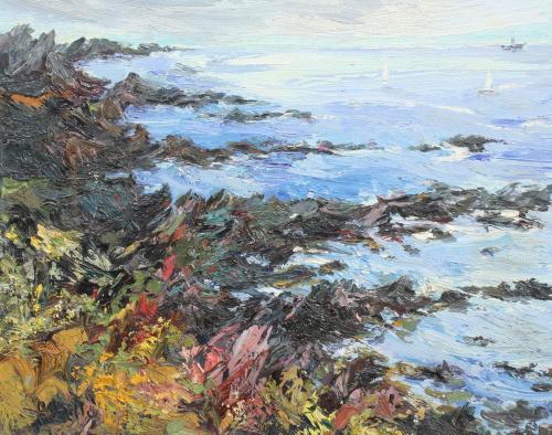 JOAN ABELLÓ (1922-2008). "CADAQUÉS". 1984.