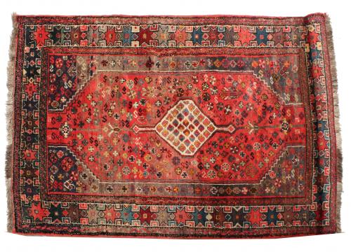 PERSIAN CARPET, C20th.