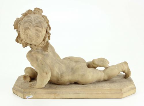 VENANCI VALLMITJANA ABARCA (1850-1915). "CHILD BACCHUS".