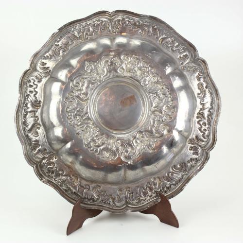 SILVER BARCELONA CENTREPIECE, C18th.