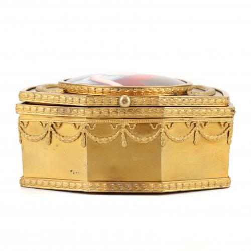 FRENCH JEWELLERY BOX, FIRST QUARTER C19th.
