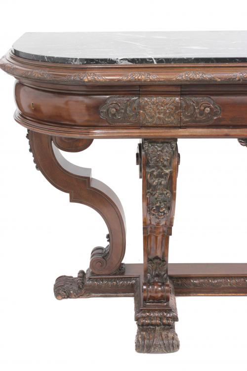 LARGE SPANISH BAROQUE STYLE CONSOLE, SECOND HALF C20th.