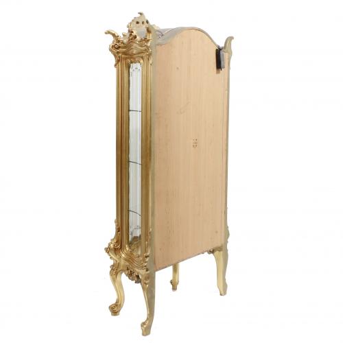 ROCOCO STYLE DISPLAY CABINET, MID C20th.