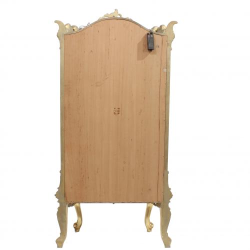 ROCOCO STYLE DISPLAY CABINET, MID C20th.