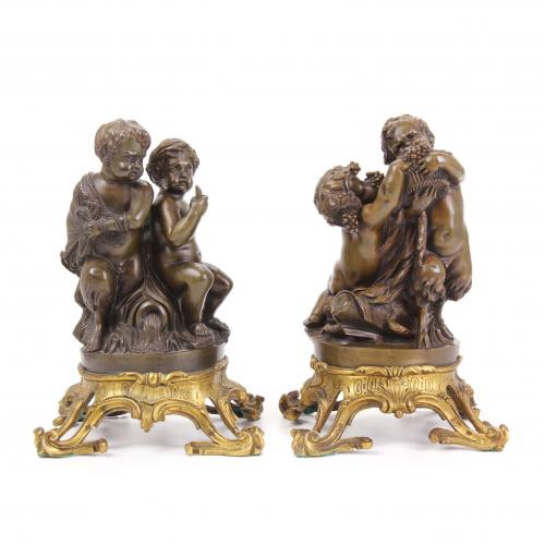 PROBABLY FRENCH SCHOOL, C 20th. "SATYRS AND CHERUBS"