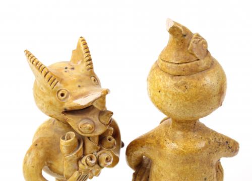 ROSA RAMALHO (1888-1977). LOT OF FIVE SCULPTURES.