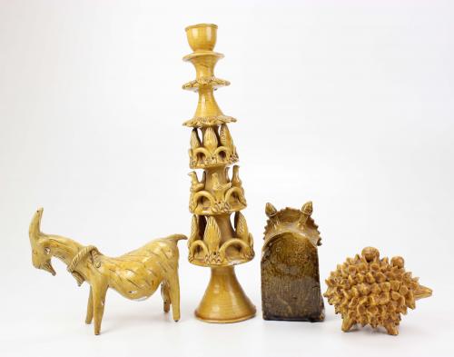 ROSA RAMALHO (1888-1977). LOT OF FOUR SCULPTURES.