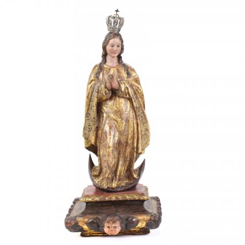 ESCUELA ESPAÑOLA, SIGLO XVII. "INMACULADA CONCEPCIÓN".