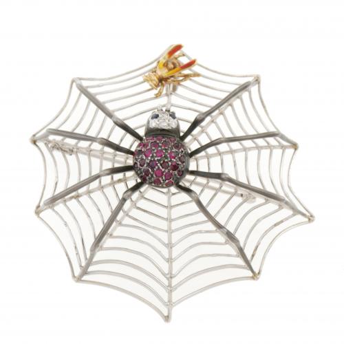 SPIDER BROOCH- PENDANT. 