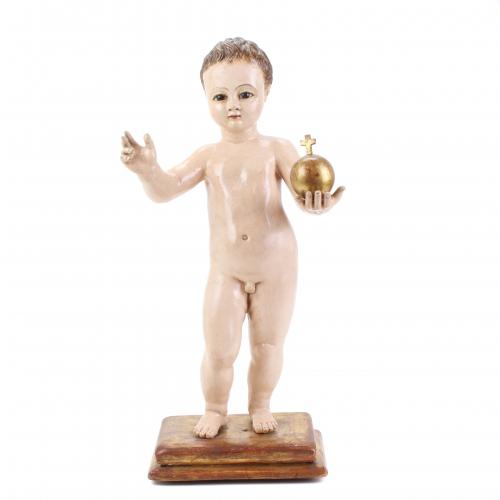 ANDALUSIAN SCHOOL, C 18th. "THE BABY JESUS".