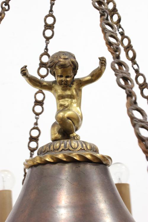 SPANISH RECESSED CEILING LIGHT, FIRST DECADES C 20th.,