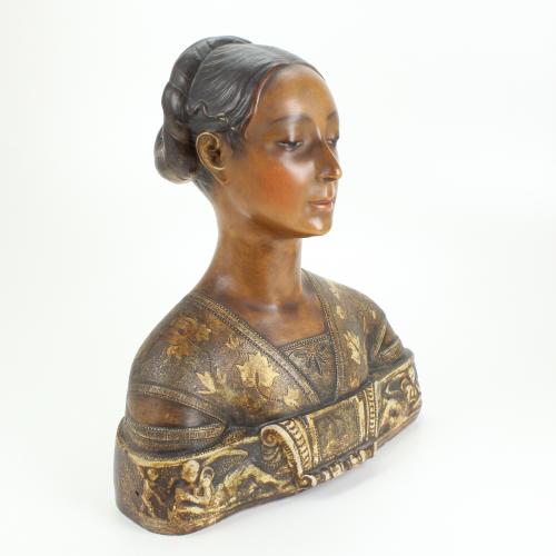 FLORENTINE BUST OF A LADY, C20th.