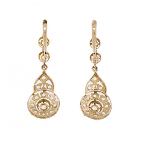 EARRINGS, LAST THIRD C19th.
