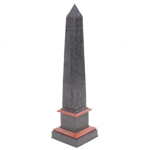 DECORATIVE OBELISK, MID C20th.