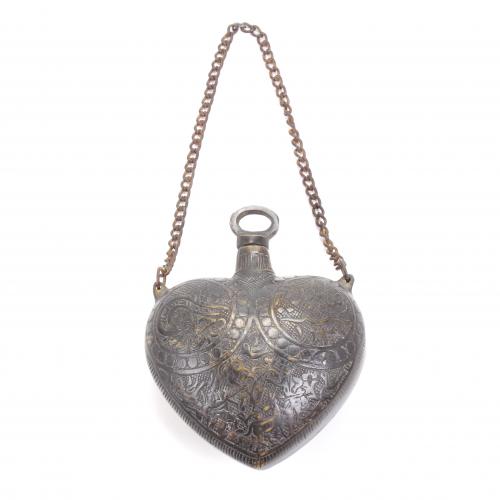 PERSIAN POWDER POUCH, C18th.