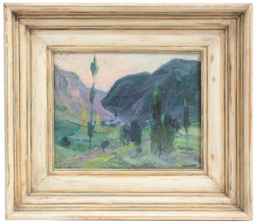 CASIMIR MARTÍNEZ TARRASSÓ (1898-1980). "PAISAJE DEL PIRINEO