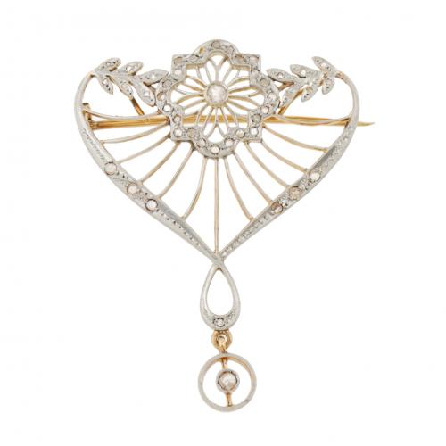 BELLE ÉPOQUE STYLE BROOCH.
