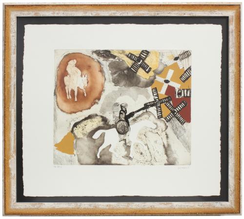 JOSEP GUINOVART (1927-2007). "DON QUIXOTE".