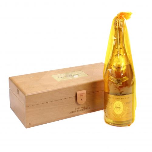 A MAGNUM OF LOUIS ROEDERER, CRISTAL CHAMPAGNE, BRUT 1995.