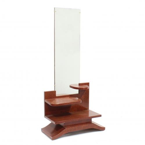 MUEBLE RECIBIDOR CON ESPEJO ART DÉCO, CIRCA 1930-1940.