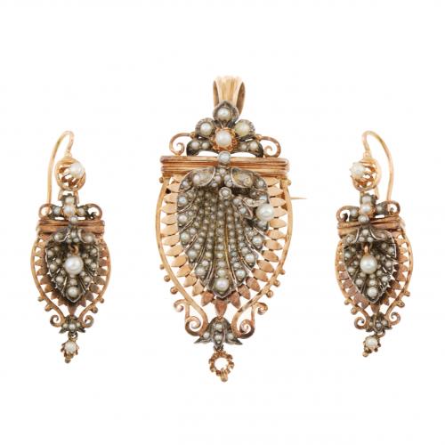 SPANISH PARURE, C 19th.