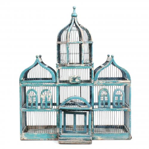 JAULA "TAJ MAHAL", PROBABLEMENTE INGLESA, VICTORIANA SIGLO XIX. 