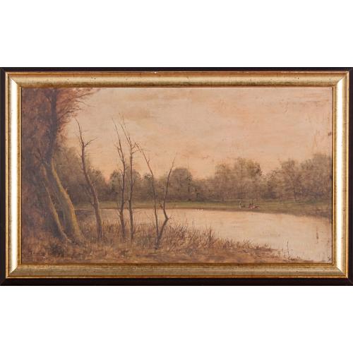 DIONÍS BENNÀSSAR (1904-1967). "LANDSCAPE",1900.