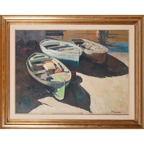 JOSEP MARTÍNEZ LOZANO (1923-2006). "BOATS".