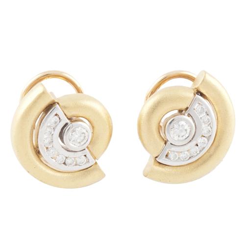 PENDIENTES CON DIAMANTES.