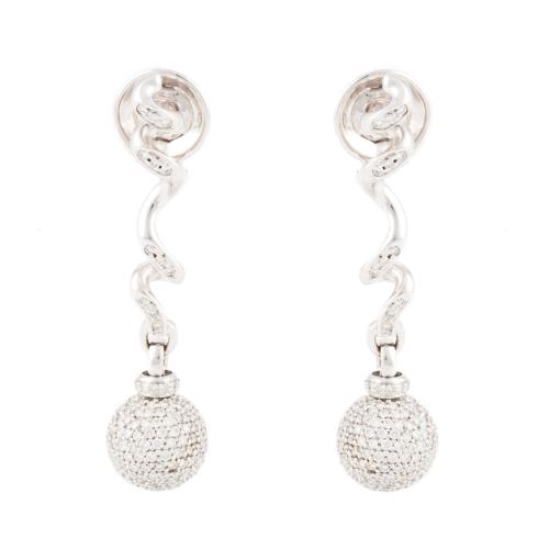 DIAMOND EARRINGS. 