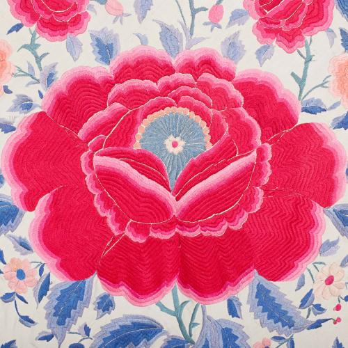 "LARGE MANILA SHAWL" C20th.