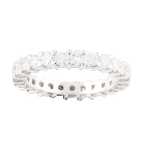 DIAMOND WEDDING RING.