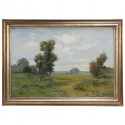 TOMÁS SANS CORBELLA (1869?-1918). "PAISAJE".