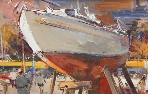 JOSEP SARQUELLA (1928-2000). "SHIP", 1975.